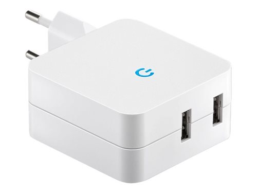Bild av MicroConnect Travel charger - Strömadapter - 4.2 A - 2 utdatakontakter (USB)