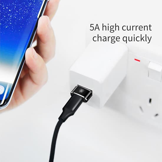 Baseus Adapter Exquisite USB-C Hona to USB-A Hane Aluminium Sort