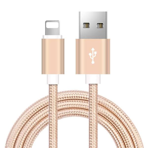 1 st hög kvalitet 3 m iphone kabel rosa