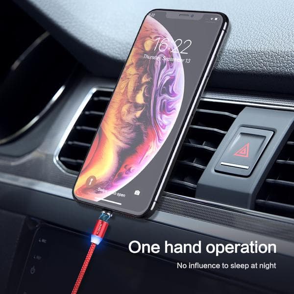 1m FLOVEME trådlös usb-C kabel röd