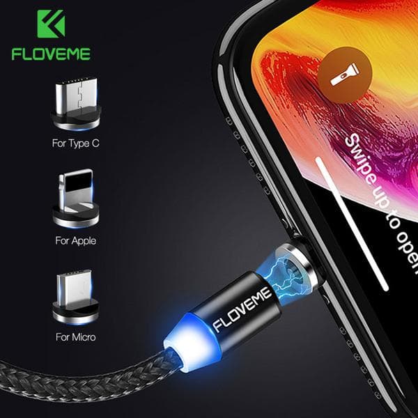 1m FLOVEME trådlös usb-C kabel röd