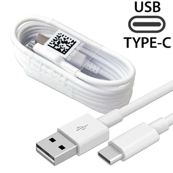 SAMSUNG EP-TA20EWE + Type C kabel vit