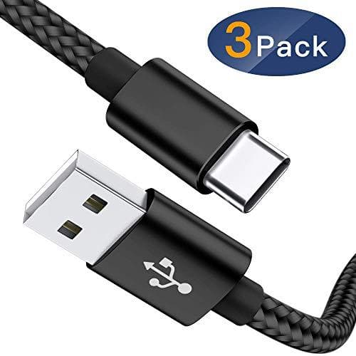3 st hög kvalitet 2 m usb-c rosa