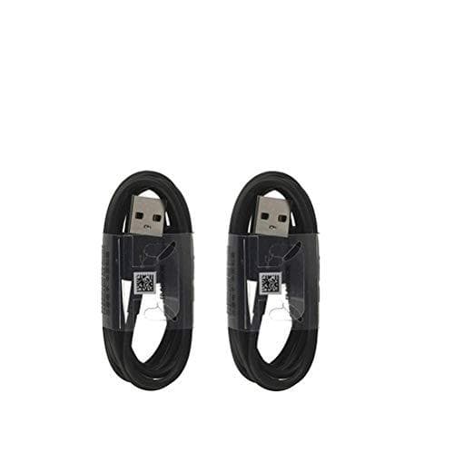 Två (2) st original Samsung USB-C svart
