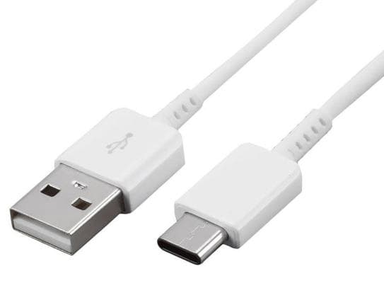 Två (2) st original  Samsung USB-C datladdningskablar