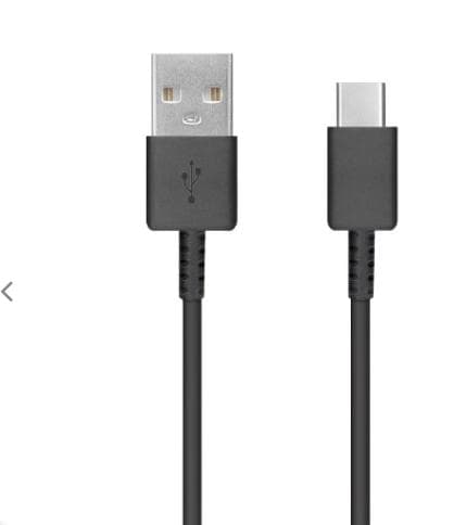 Två (2) st original  Samsung USB-C datladdningskablar