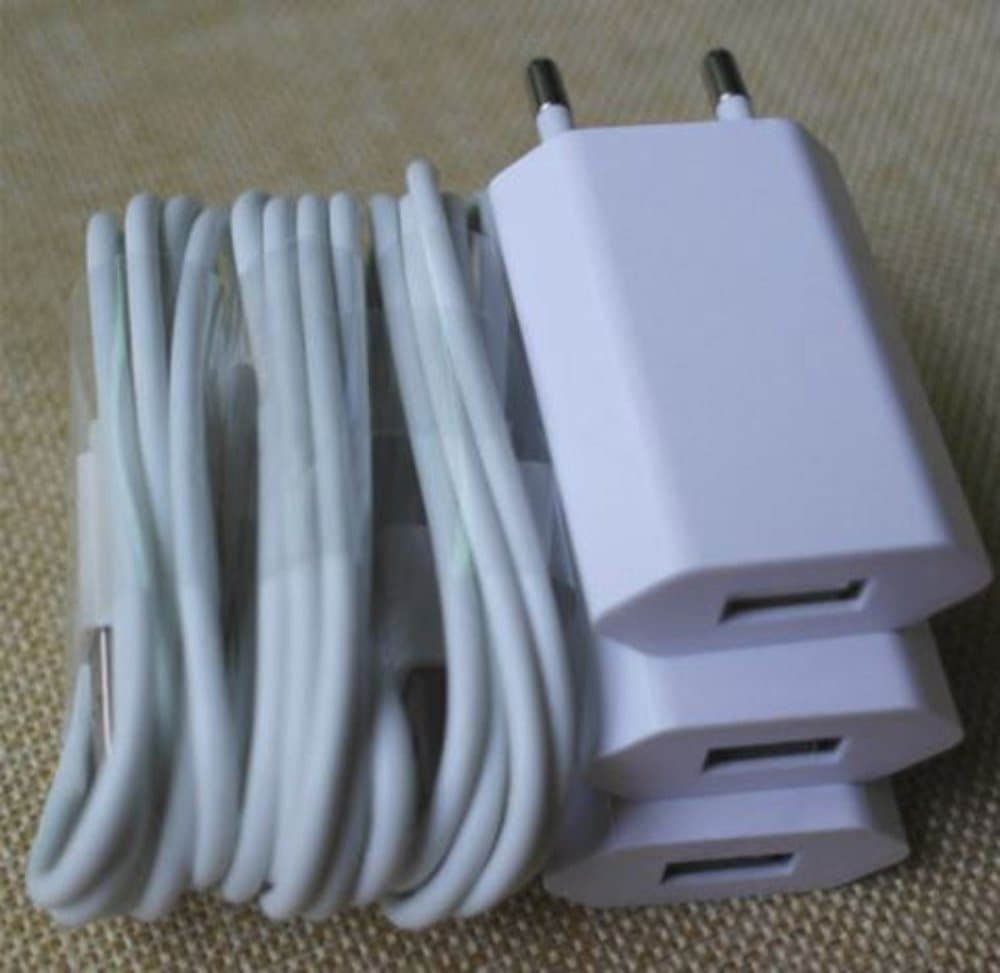 3st iphone kabel och apple väg vägladdare