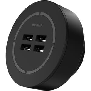 Nokia 4-Portars Laddare AC-301 Svart