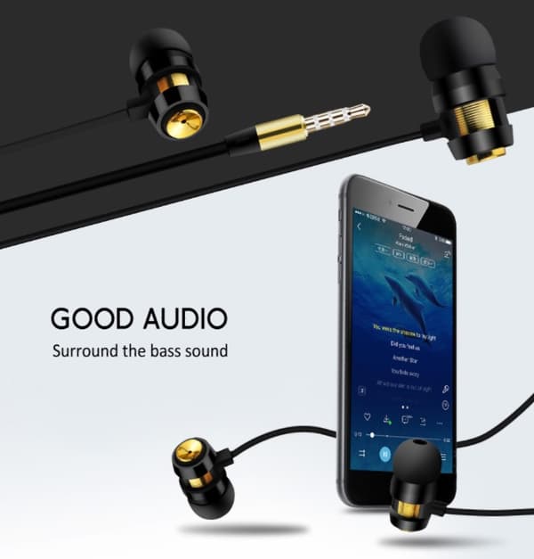 NKOBEE In-ear Hörlurar med Mic In-lineControl