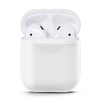 Apple AirPod siliconen hoesje / siliconen hoesje Wit