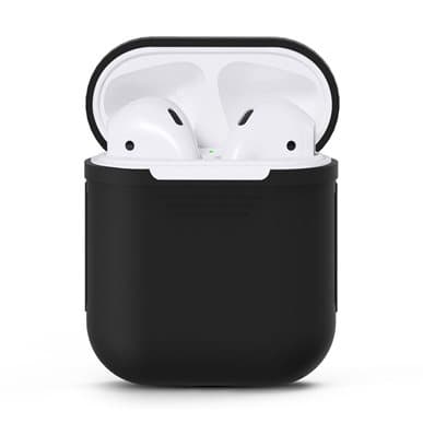 Apple AirPod Siliconefodral / Silicone Swart
