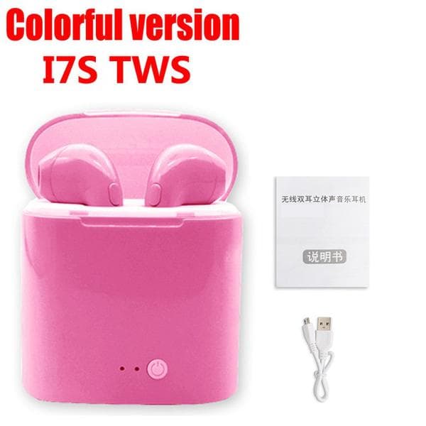 Top kvalitet i7s mini tws| windows pop-up|Bluetooth 5.0|rosa