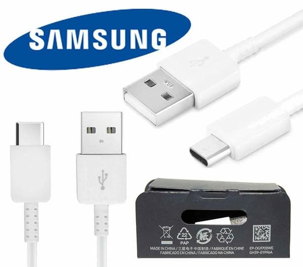 Orginal SAMSUNG EP-DG970BWE Type C 1m vit