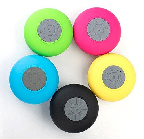 Mini Bärbar dusch Vattentät trådlöshögtalare Subwoofer blå