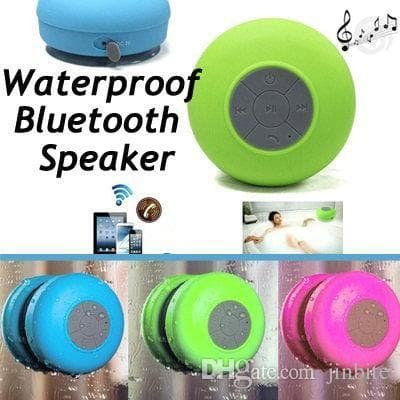 Mini Bärbar dusch Vattentät trådlöshögtalare Subwoofer blå