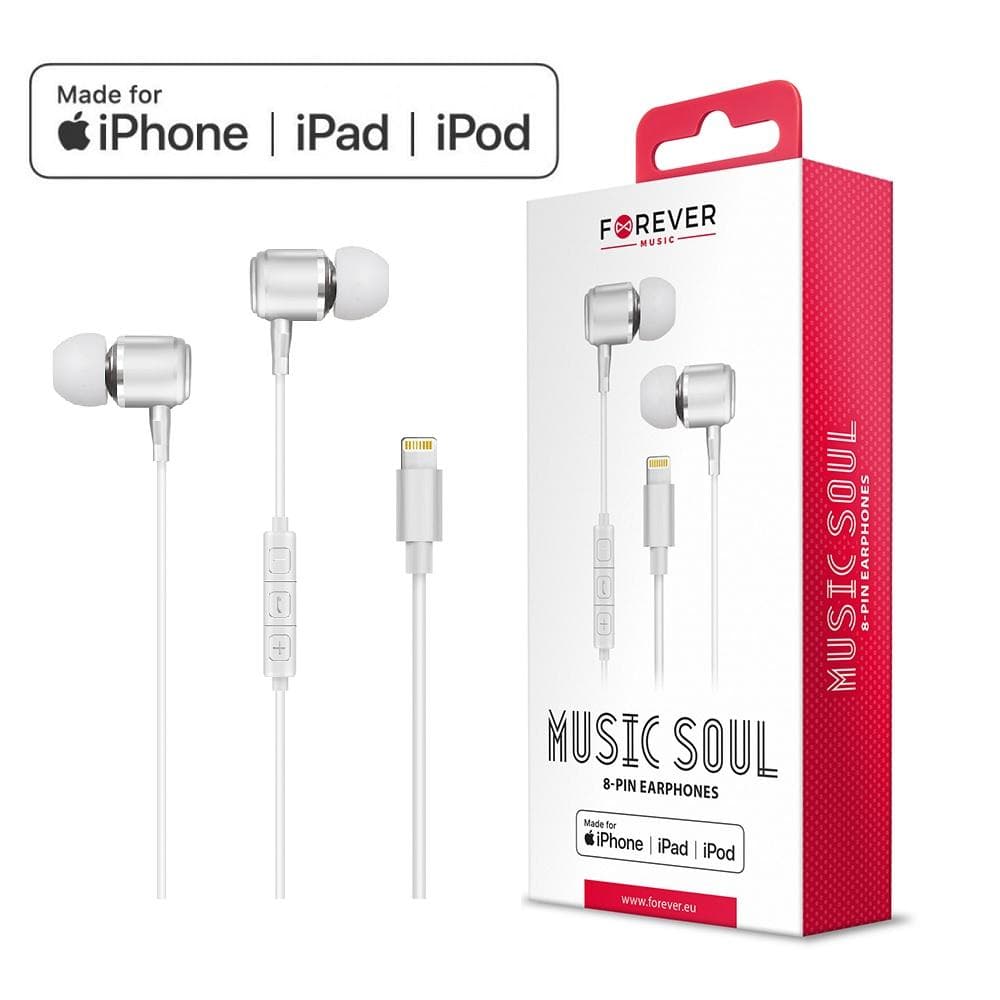 FOREVER Music Soul Lightning Stereo-hörlurar med mikrofon - MFI
