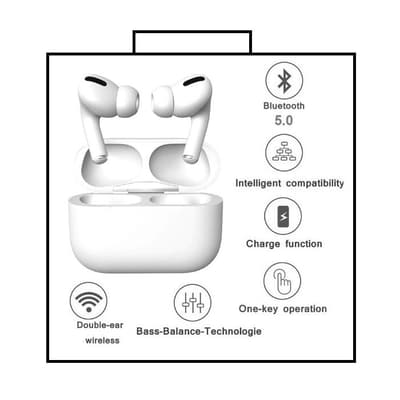 Macaron Air Pro Bluetooth 5.0 Hörlurar - Powerbank laddbox