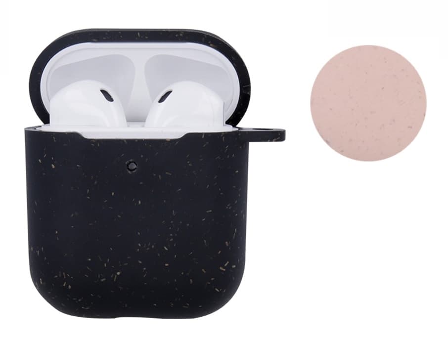 Miljövänligt skyddsfodral till Apple AirPods, Rosa
