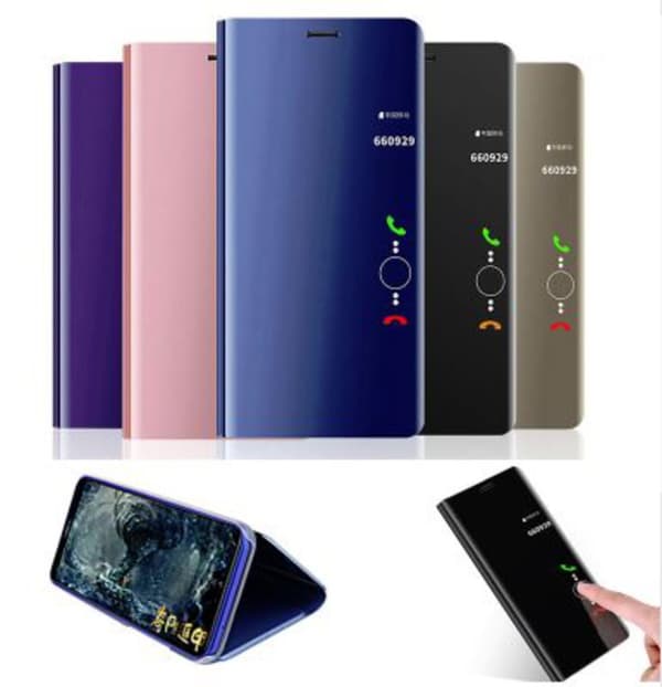 Huawei P20 flip case svart