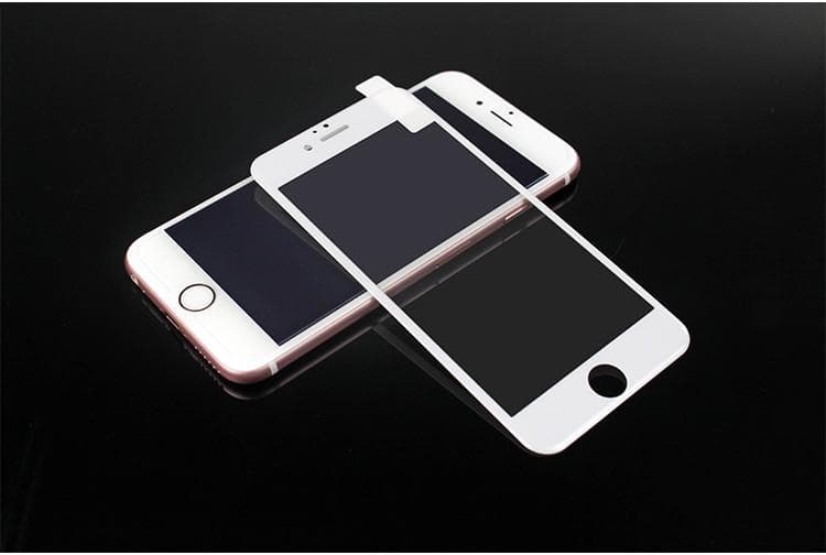 iPhone 7 Heltäckande härdat glas skärmskydd - svart