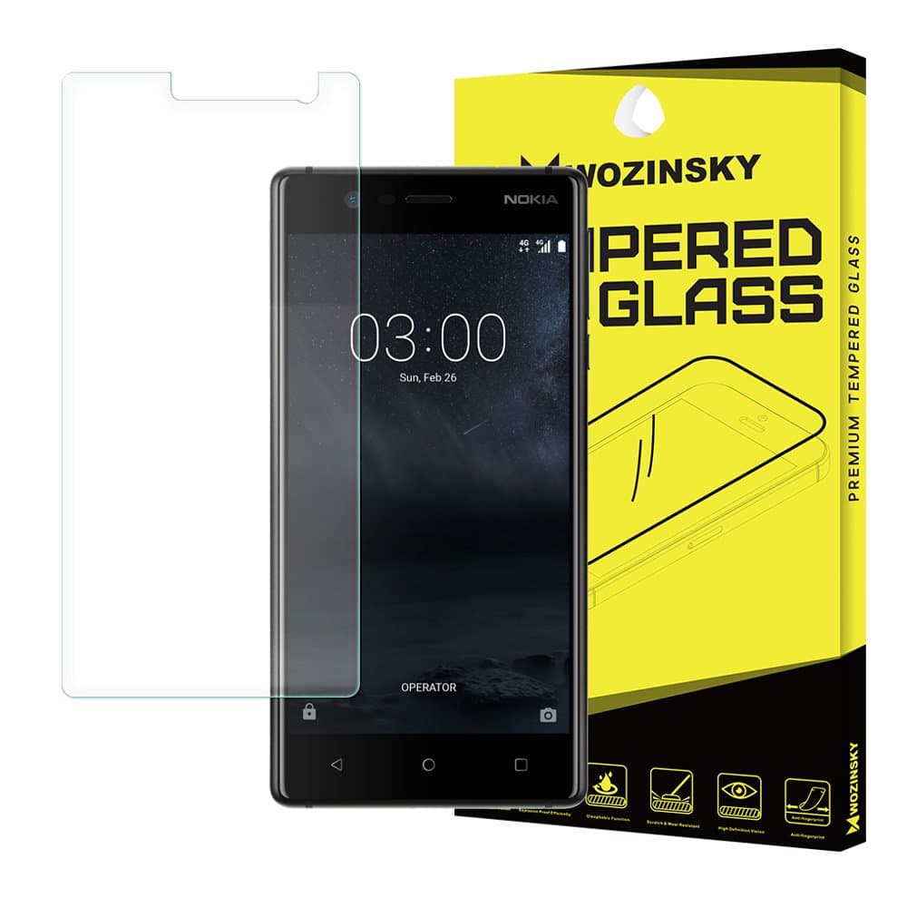 Nokia 3 Skærmbeskyttelse hærdet Glas