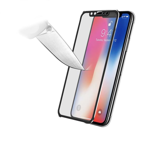 HuTech Skärmskydd (3-PACK) Aluminium-ram för iPhone X