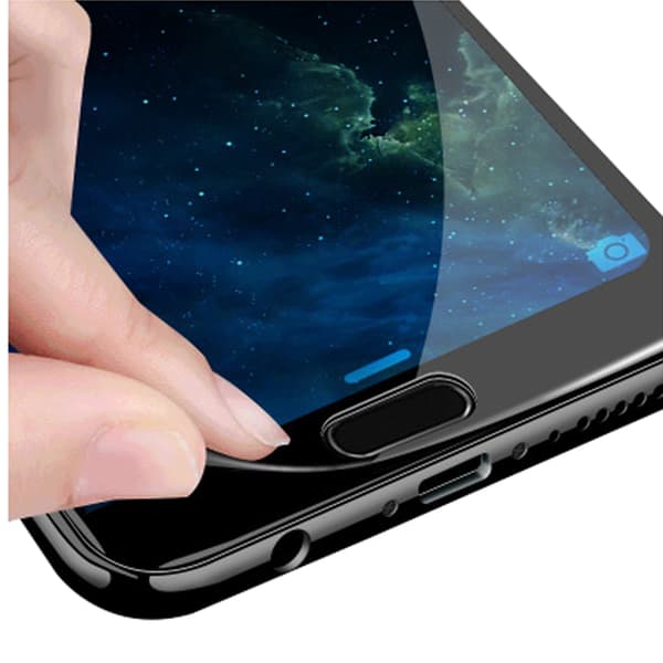 3-PACK HuTechs Carbon-Skärmskydd i 3D/HD för Huawei P20