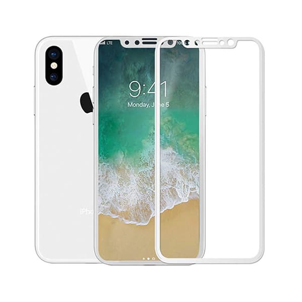 2-PACK HuTechs Carbon-Skärmskydd i 3D/HD för iPhone X