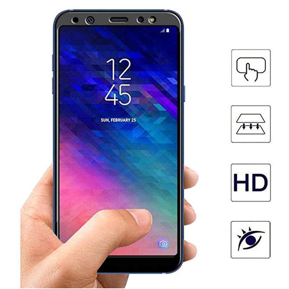 2-PACK Skärmskydd av HuTech i Fullfit-modell - Samsung Galaxy A6