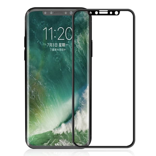 4-PACK MyGuard Carbon-Skärmskydd i 3D/HD för iPhone XS Max Vit