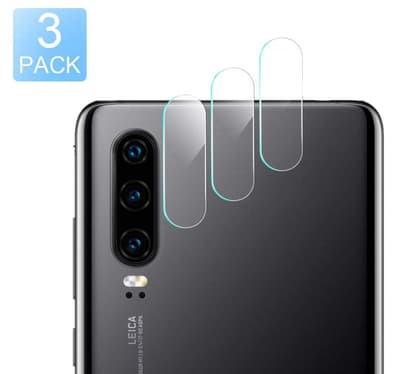 3-pack C4U® Huawei P30 Pro Kameralinsedæksel i hærdet glas
