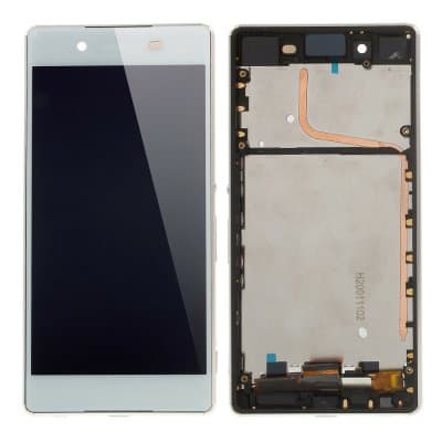 Sony Xperia Z3+ Skärm LCD Display med ram - Vit