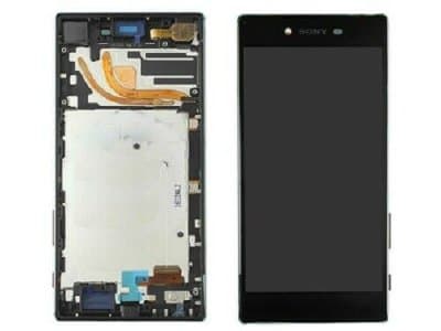 Sony Xperia Z5 Premium Skärm LCD Display med ram - Svart