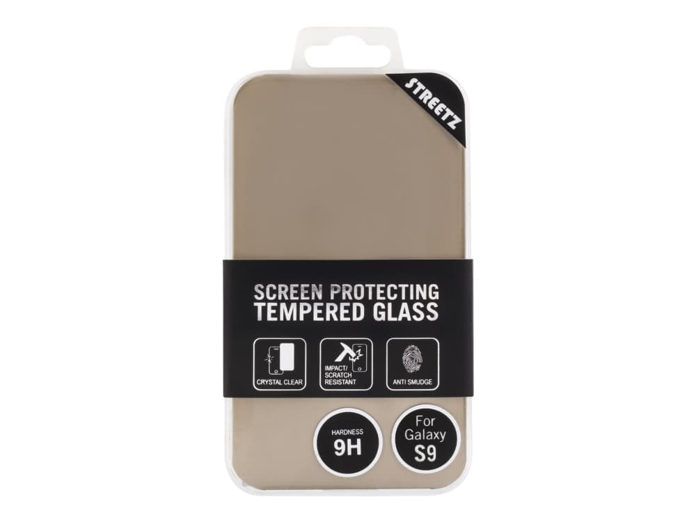 Deltaco - Skærmbeskytter / Glas - Krystalklar - for Samsung Galaxy S9