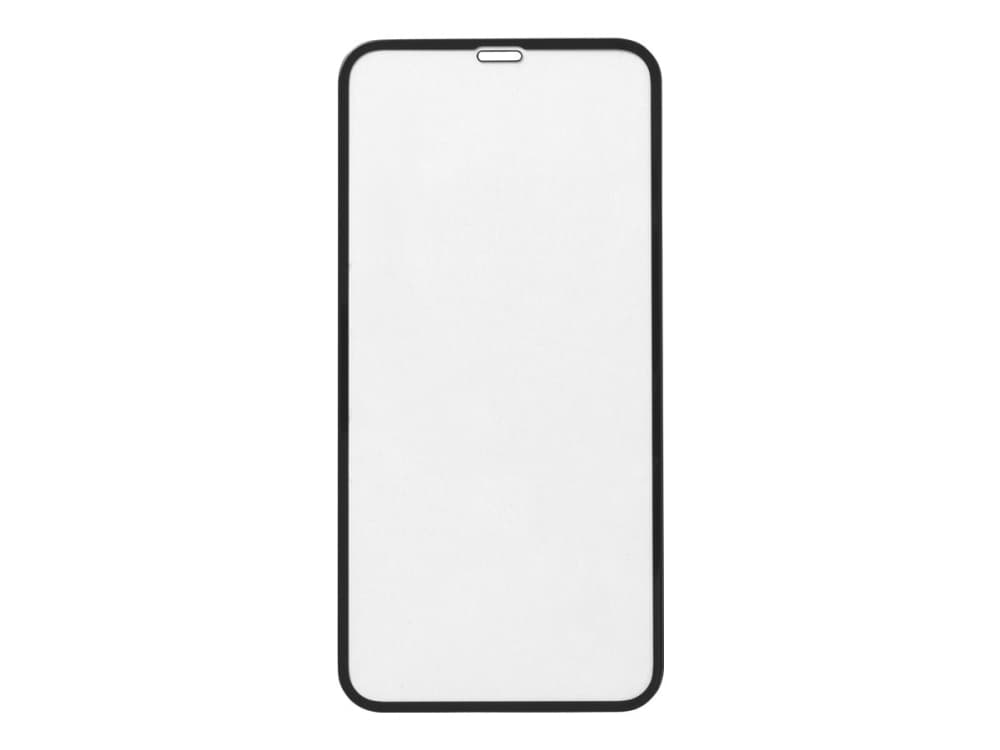 eSTUFF Titan Shield Curved Edge - Skjermbeskyttelse for mobiltelefon - svart - for Apple iPhone 11, XR