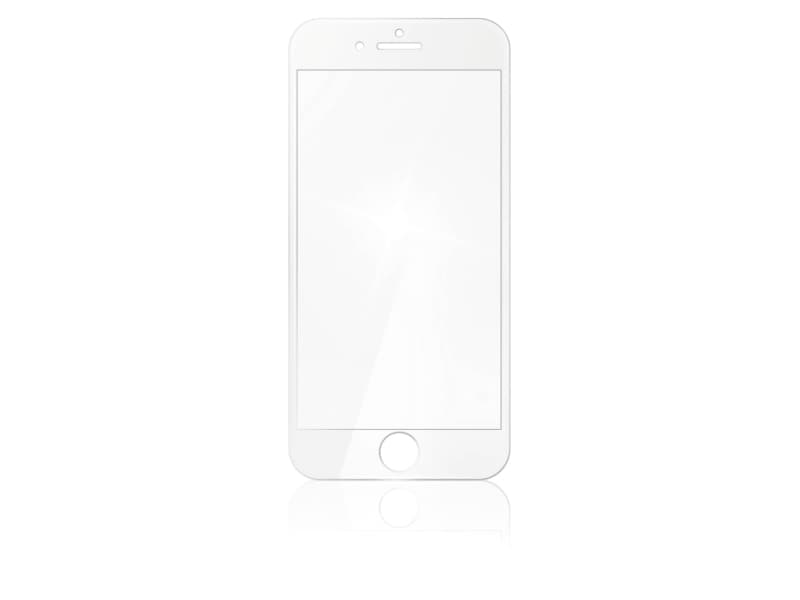 Hama 00183440, Blank skjermbeskytter, Mobiltelefon/smarttelefon, Apple, iPhone 6/7/8, Støvresistent, Riperesistent, Gjennomsiktig, Hvit