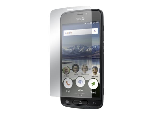 DORO - Skjermbeskyttelse for mobiltelefon - hvit - for DORO 8040