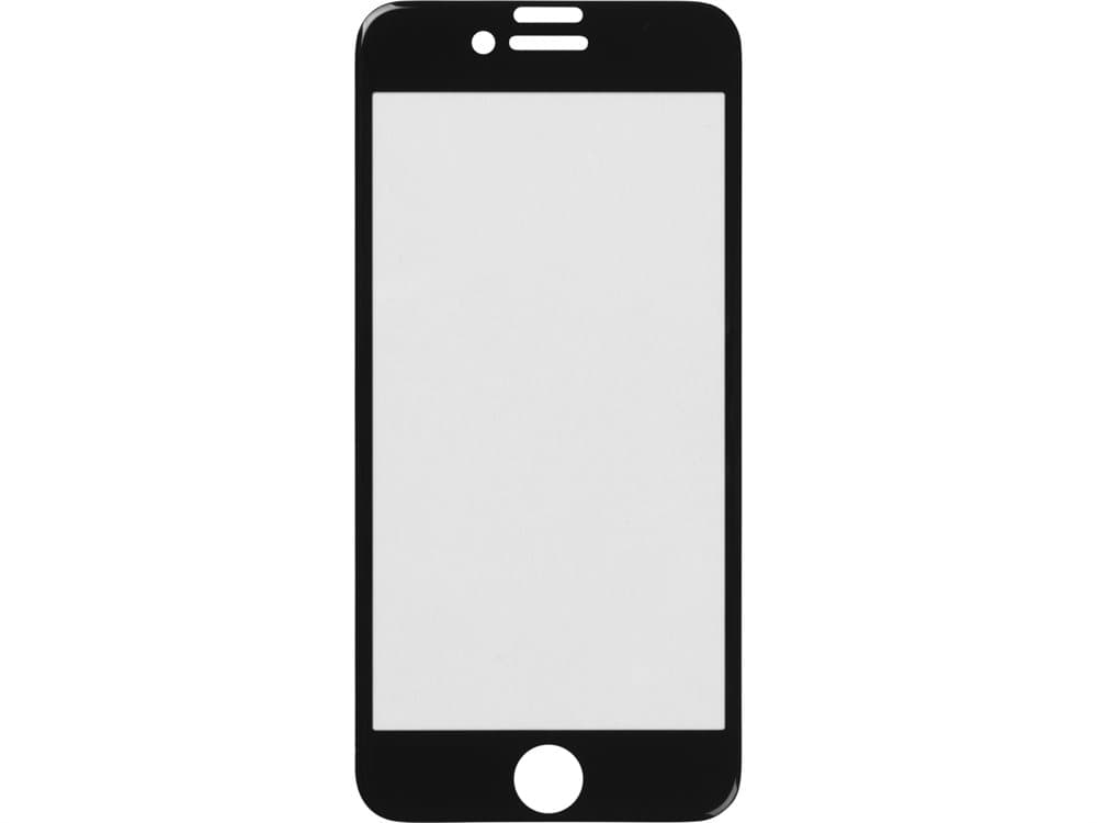 eSTUFF Titan Shield Curved Edge Fullcover - Skjermbeskyttelse for mobiltelefon - svart (en pakke 25) - for Apple iPhone 6, 6s, 7, 8