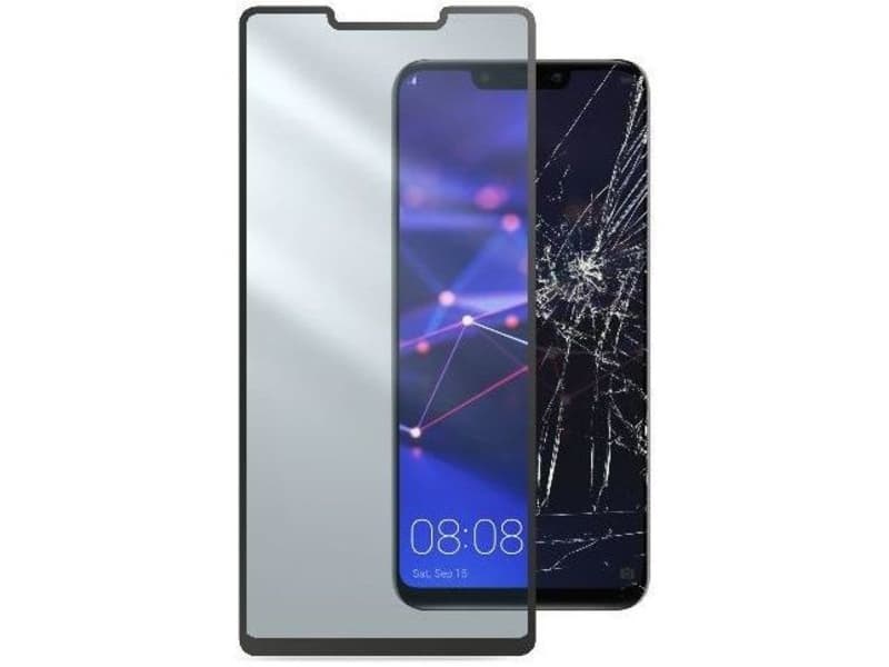 Cellularline TEMPGCABMATE20LK, Blank skjermbeskytter, Mobiltelefon/smarttelefon, Huawei, Mate 20 Lite, Svart, Gjennomsiktig, 1 stykker