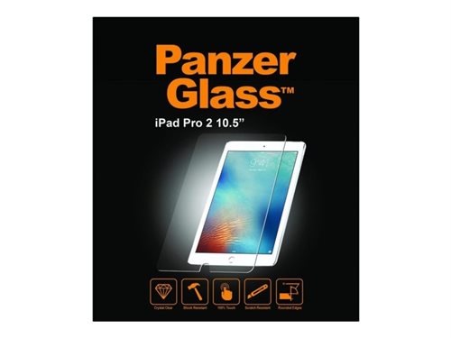 Bild av PanzerGlass - Skärmskydd för surfplatta - glass - CrystalClear - för Apple 10.5-inch iPad Air (3:e generationen); 10.5-inch iPad Pro