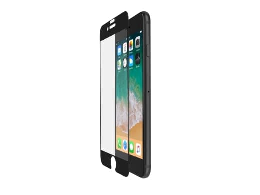 Belkin ScreenForce TemperedCurve - Skjermbeskyttelse for mobiltelefon - gjennomsiktig - for Apple iPhone XR