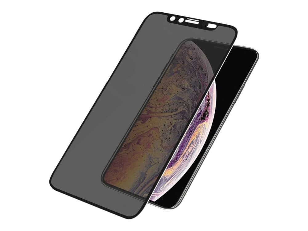 PanzerGlass Case Friendly - Skjermpersonvernfilter for mobiltelefon - svart - for Apple iPhone X, XS