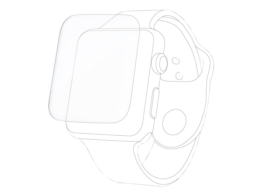 ZAGG InvisibleShield Ultra Clear - Skjermbeskyttelse for smart armbåndsur - for Apple Watch (40 mm)