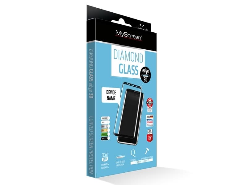 MyScreen Protector MS Diamond Edge 3D Huawei Mate 20 Pro black/black, Tempered Glass