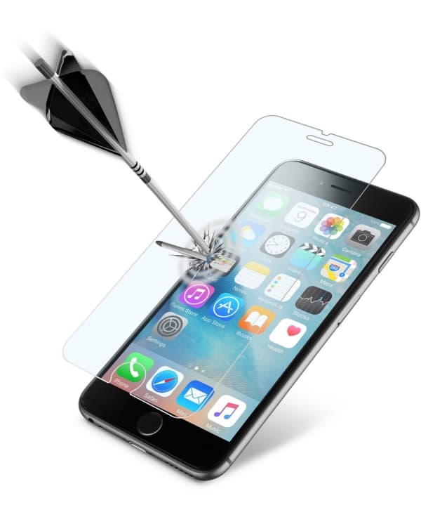Cellularline TEMPGLASSIPH647S, Blank skjermbeskytter, Mobiltelefon/smarttelefon, Apple, iPhone 6S, Riperesistent, Gjennomsiktig