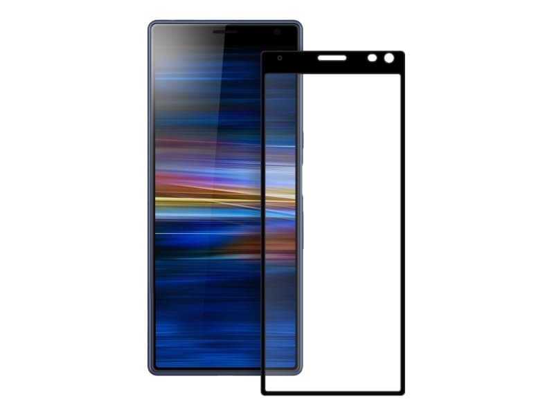 EIGER EGSP00461, Blank skjermbeskytter, Mobiltelefon/smarttelefon, Sony, Sony Xperia 10, Riperesistent, Svart, Gjennomsiktig