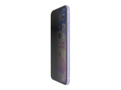 Bild av Belkin ScreenForce InvisiGlass Ultra - Skärmskydd för mobiltelefon - with privacy filter - för Apple iPhone 11, XR