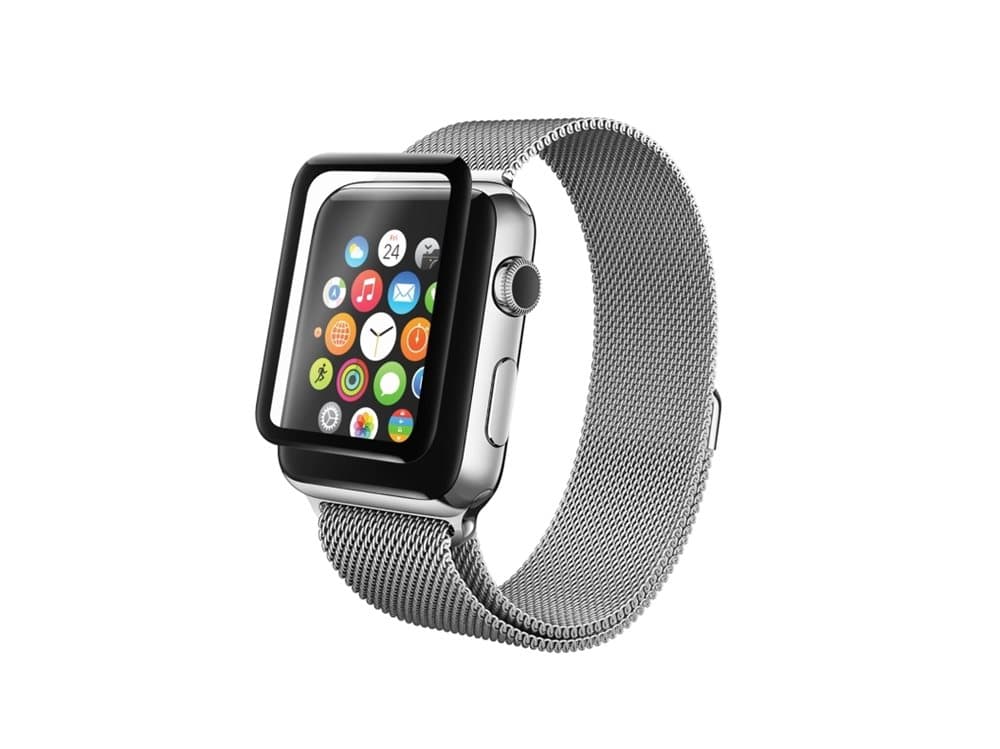 QDOS OptiGuard OrganiGlass Curve, Blank skjermbeskytter, Smartklokke, Apple, Watch 42mm Series 3/2/1, Impact resistant, Riperesistent, Sprutsikker, S