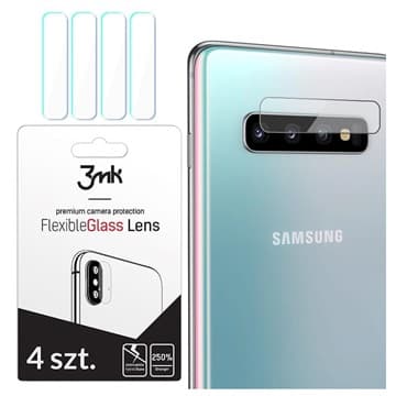 3MK Hybrid Samsung Galaxy S10 Kamera Linse Panserglas - 4 Stk.