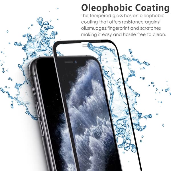 iPhone 11 pro Max - Härdat Glas 9H - Super Kvalitet 3D Skärmskydd